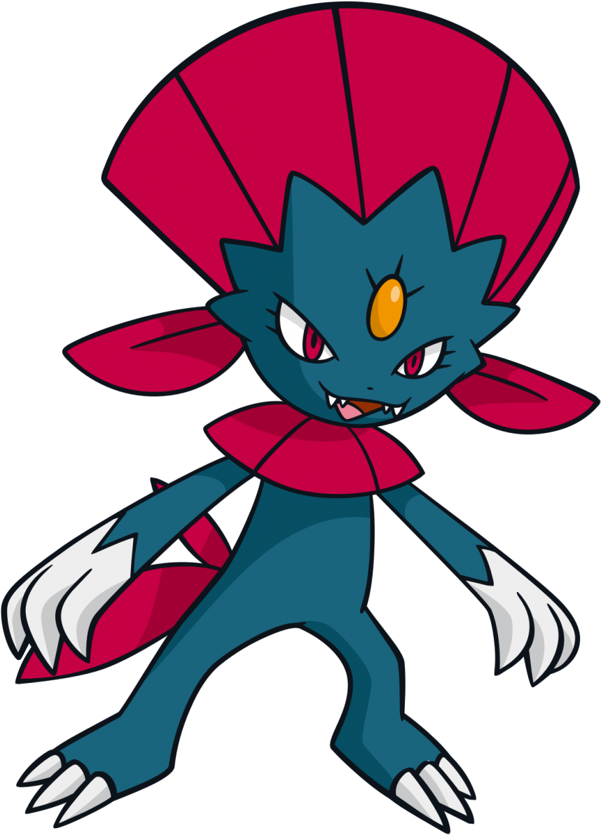 Weavile Pokemon Transparent Isolated PNG