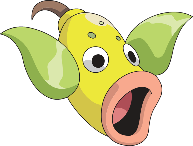 Weepinbell Pokemon PNG Isolated HD