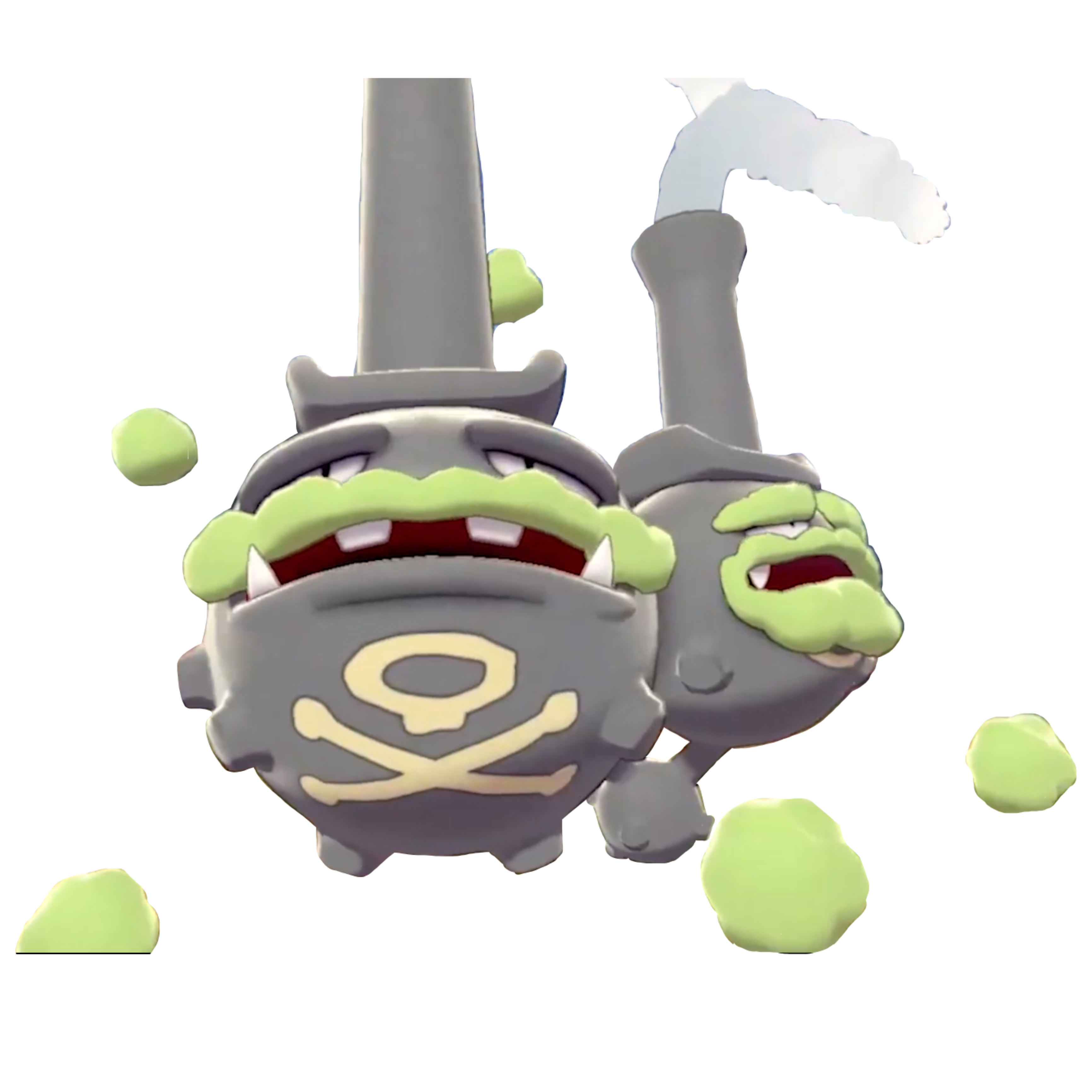 Weezing Pokemon PNG Isolated Picture