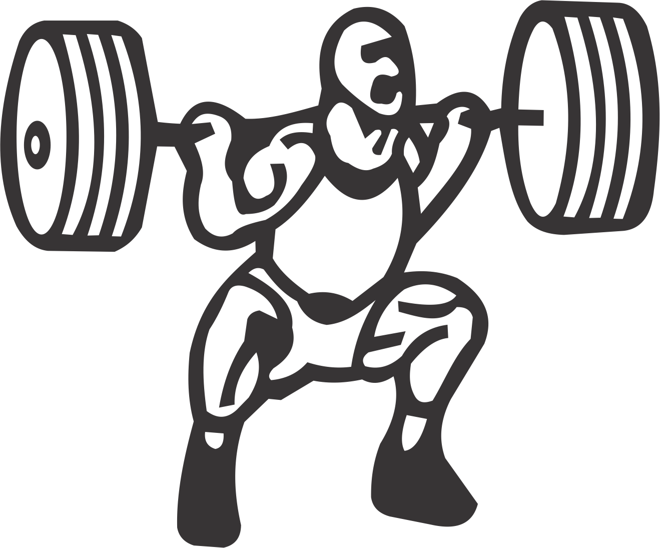 Weightlifting PNG Isolated Photos