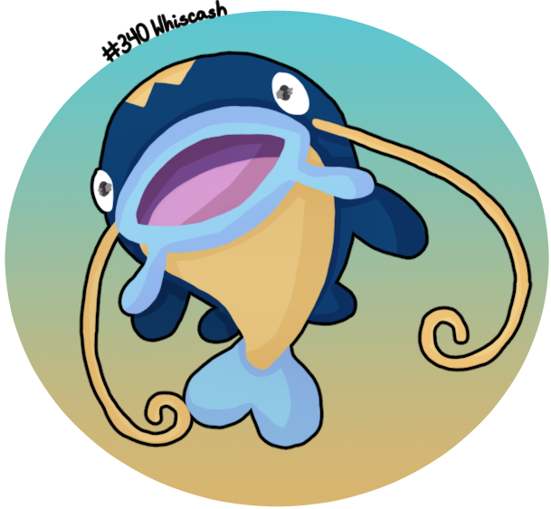 Whiscash Pokemon PNG File