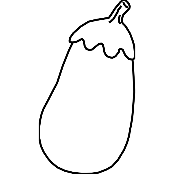 White eggplant PNG Isolated File