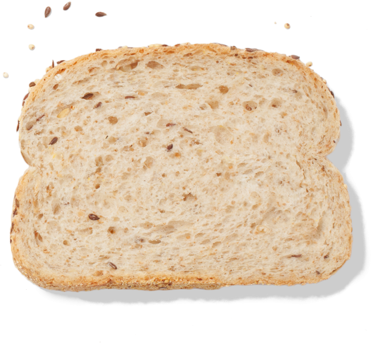 Whole Grain Bread Isolated File