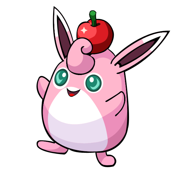 Wigglytuff Pokemon PNG Isolated Picture