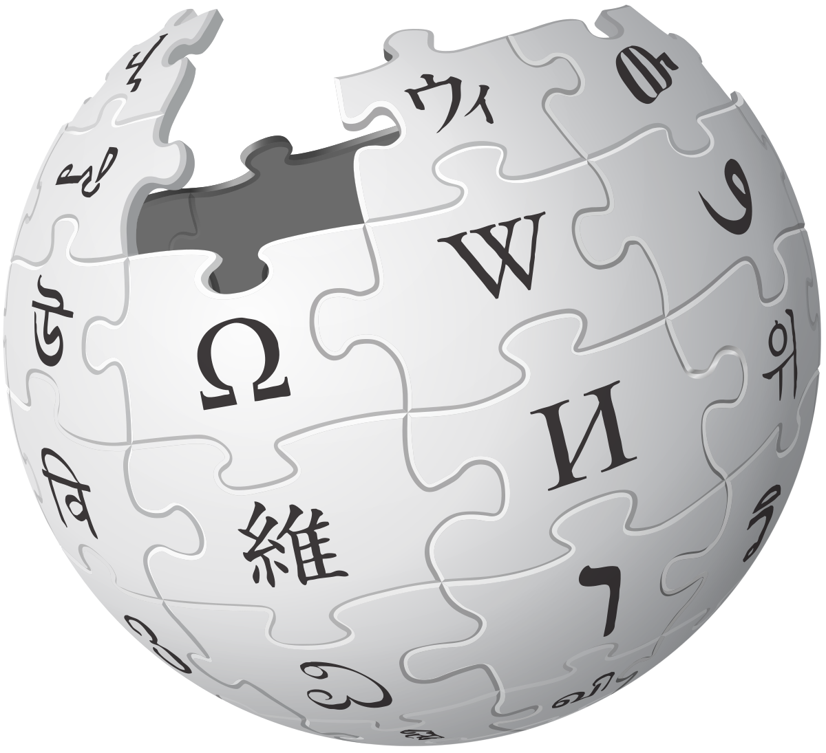 Wikipedia Logo PNG Isolated Image