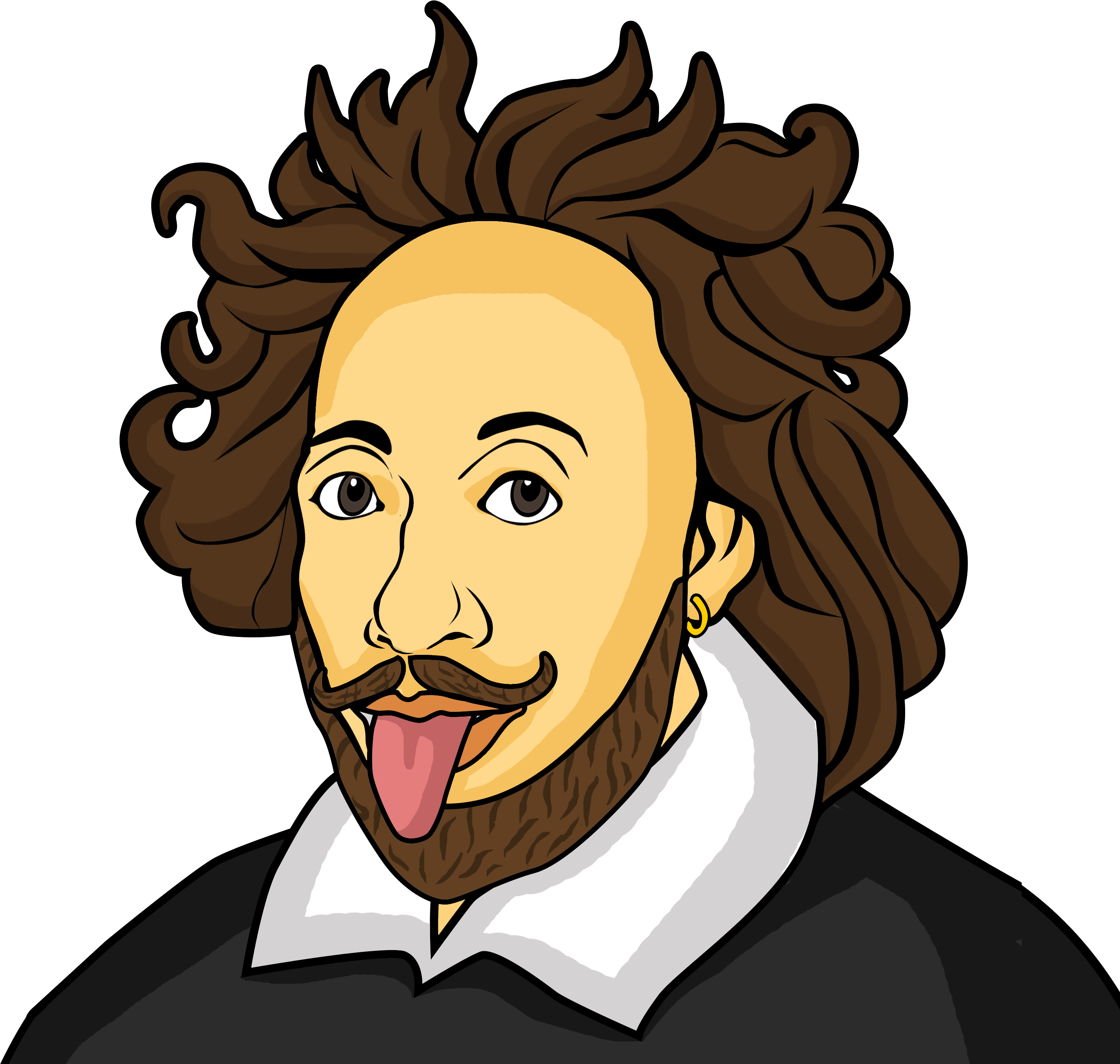 William Shakespeare PNG Isolated HD