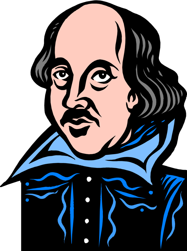 William Shakespeare PNG Isolated Photo