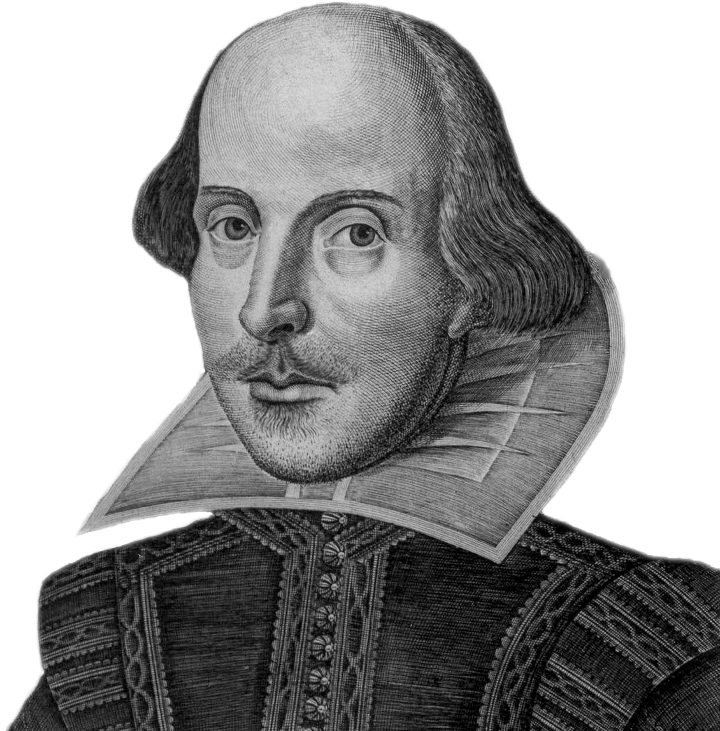 William Shakespeare PNG Isolated Photos