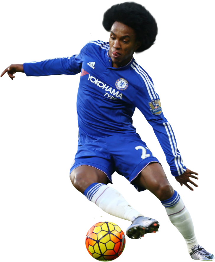 Willian Chelsea PNG Isolated HD