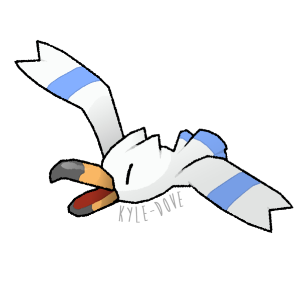Wingull Pokemon PNG Isolated Pic