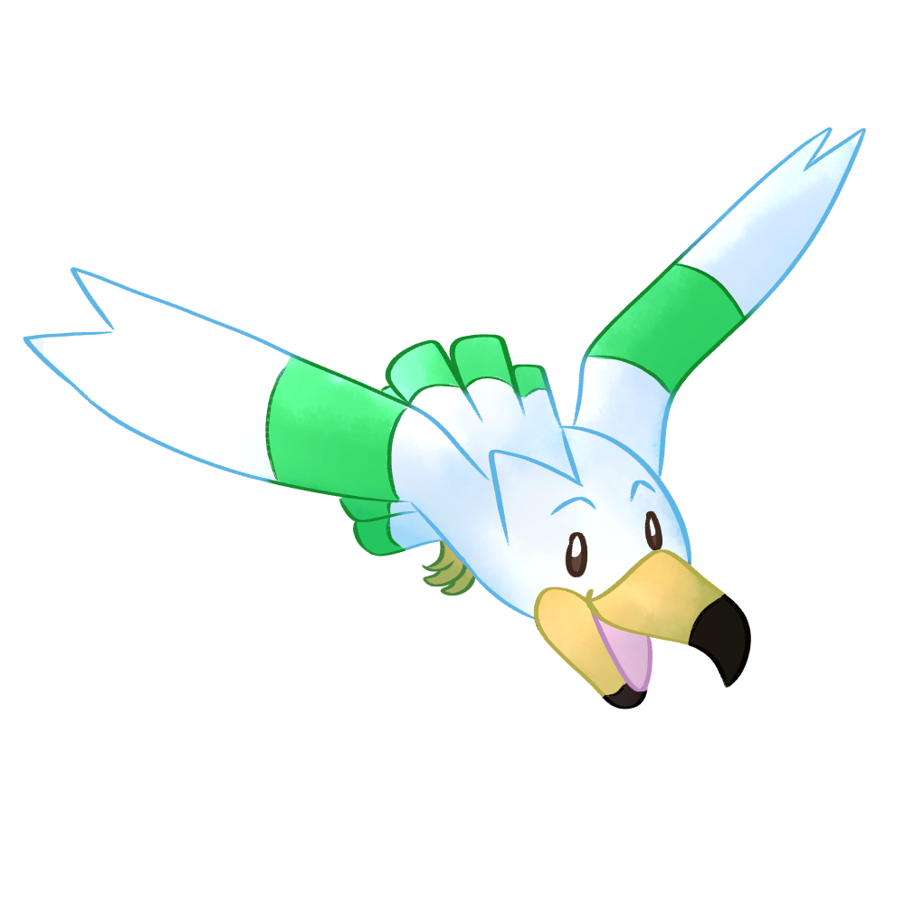 Wingull Pokemon PNG Transparent