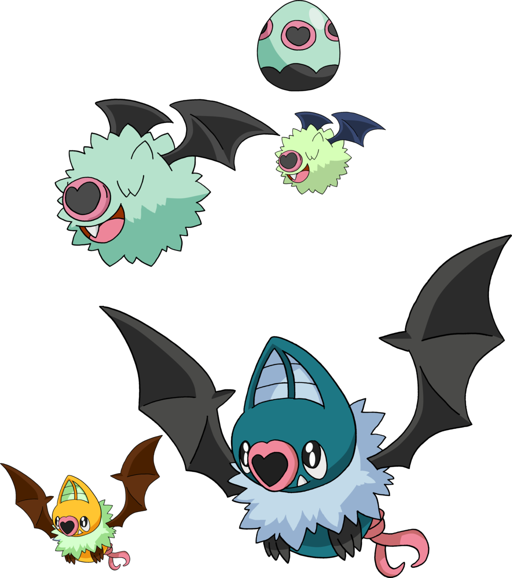 Woobat Pokemon PNG Isolated HD