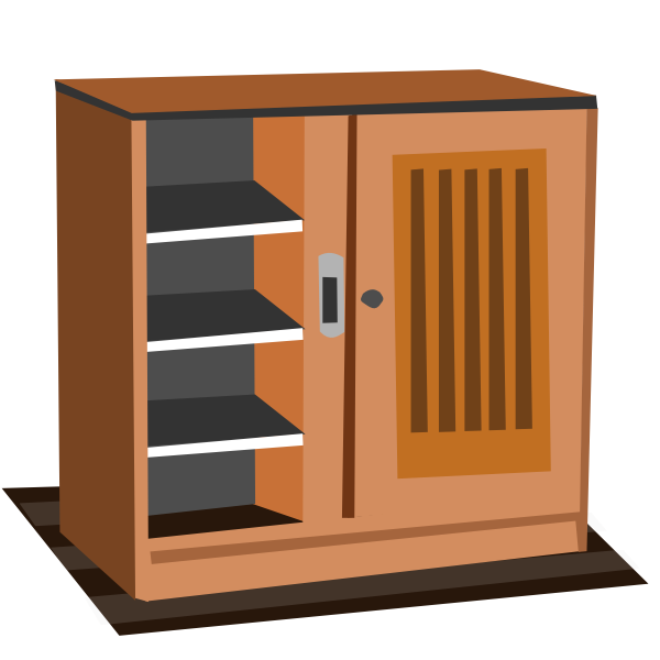 Wooden Cupboard PNG Pic