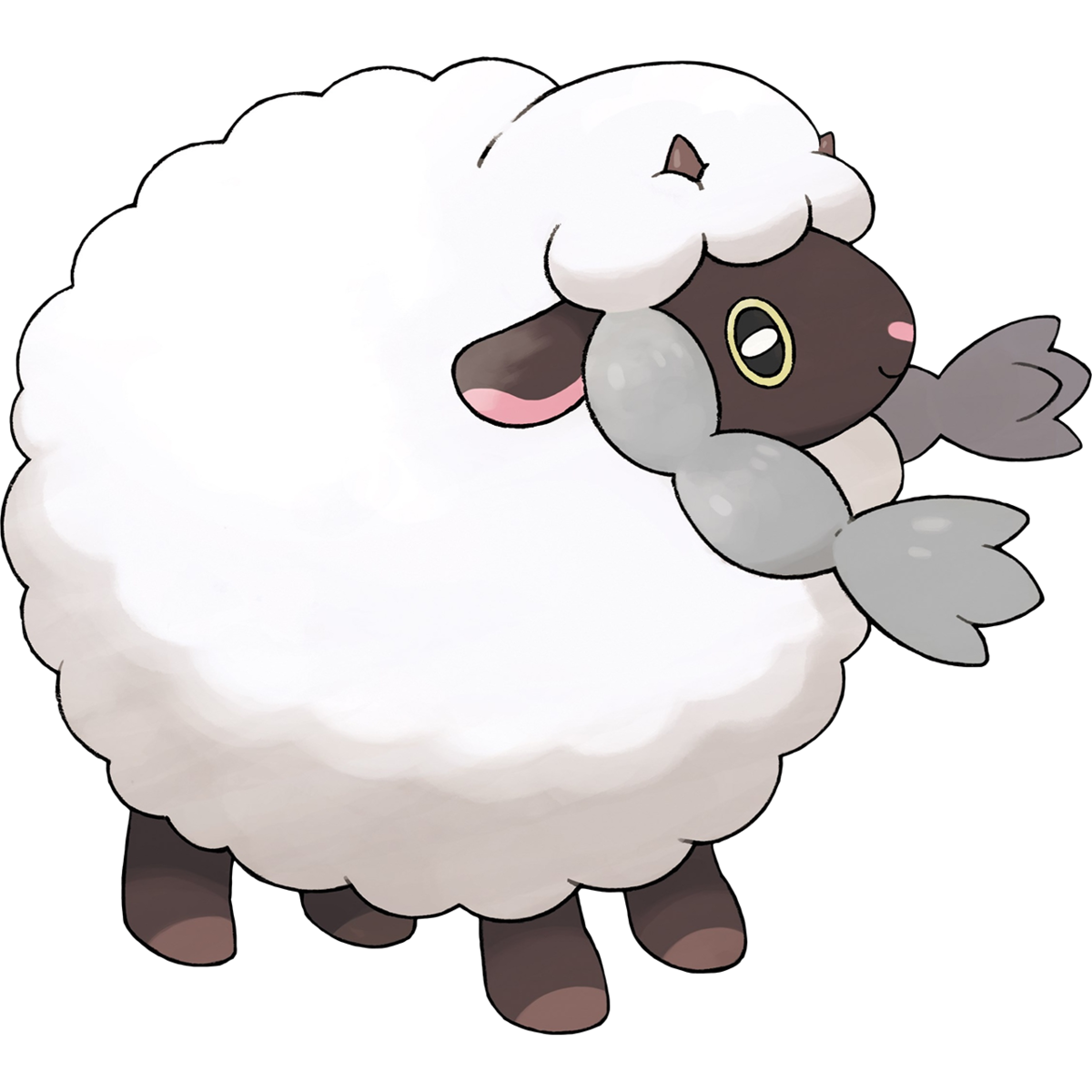 Wooloo Pokemon PNG Isolated Clipart