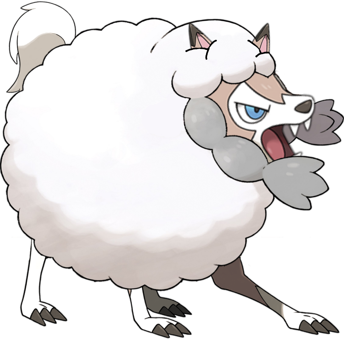 Wooloo Pokemon PNG Isolated Picture