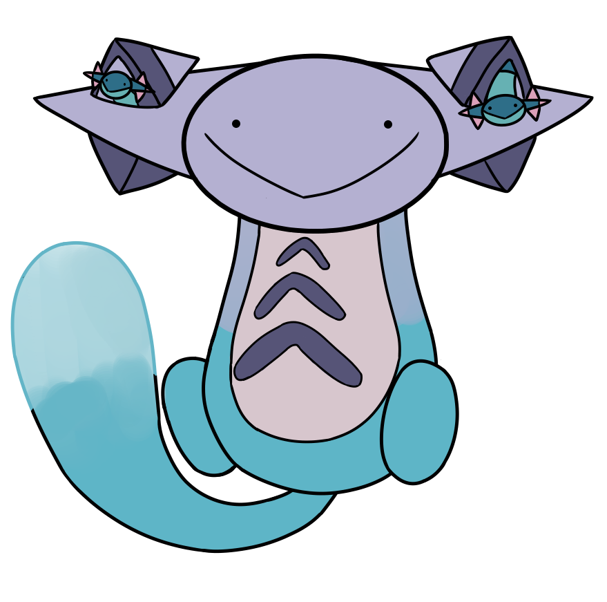 Wooper Pokemon PNG Isolated Pic