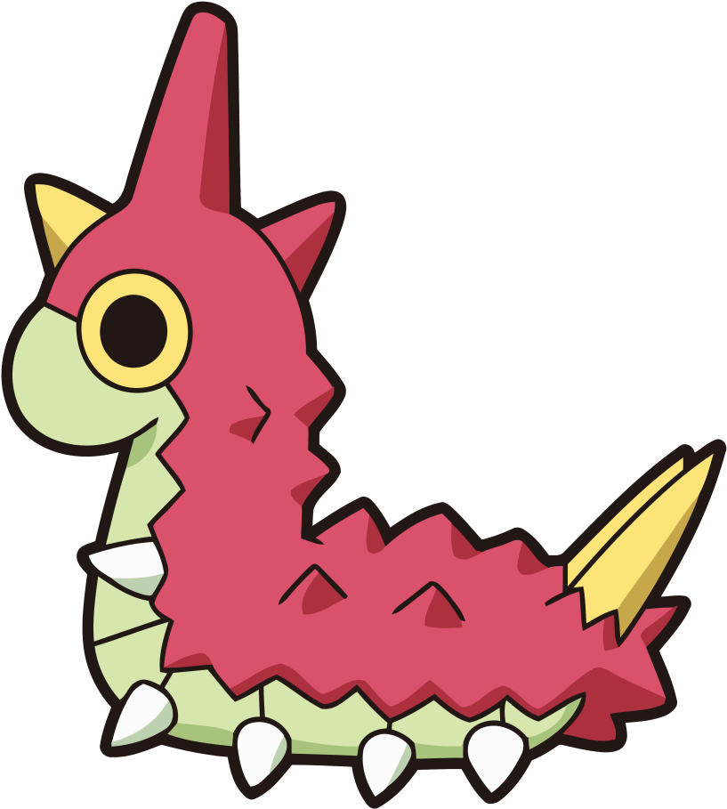 Wurmple Pokemon PNG Isolated Pic
