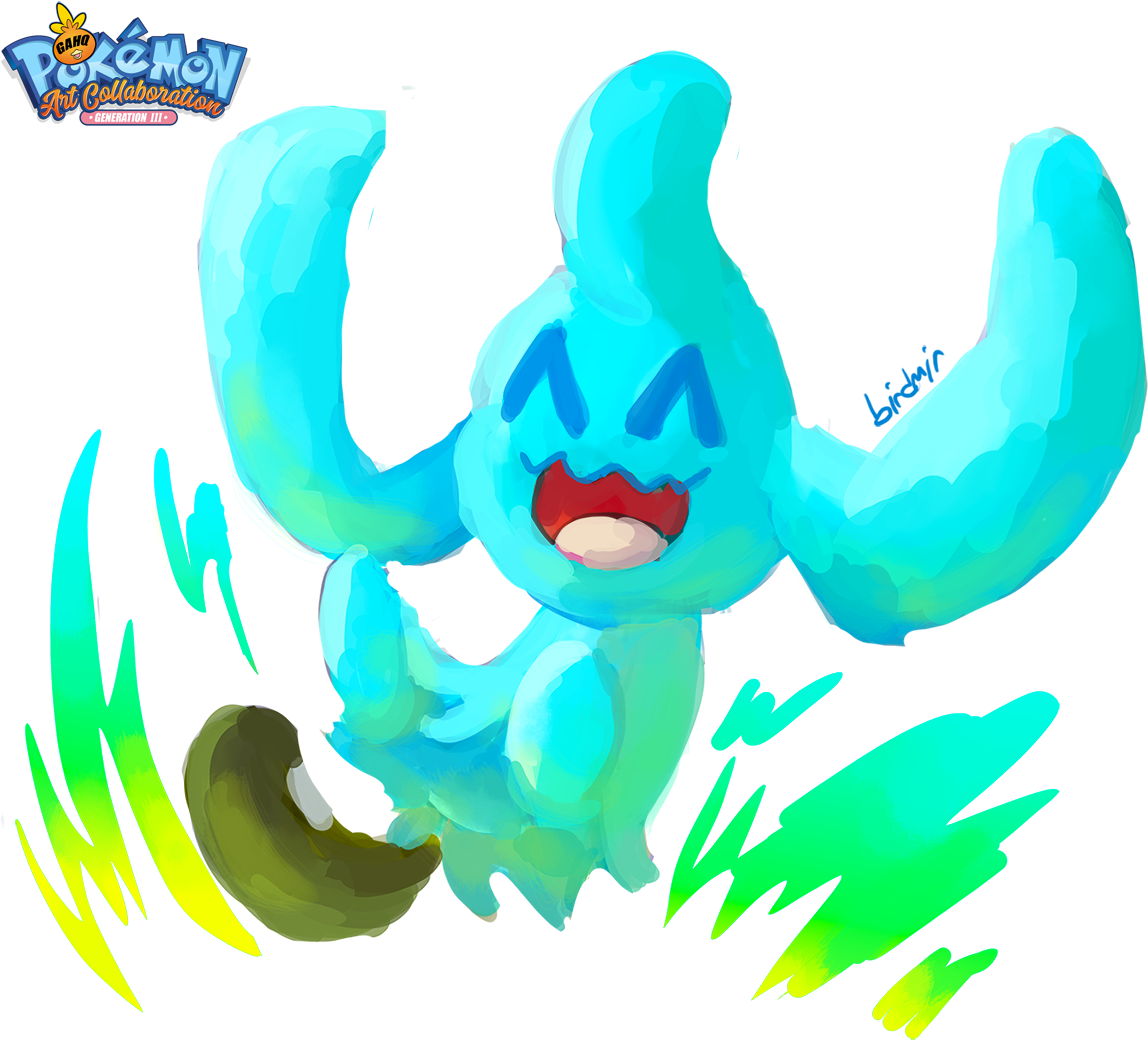Wynaut Pokemon PNG Isolated Clipart