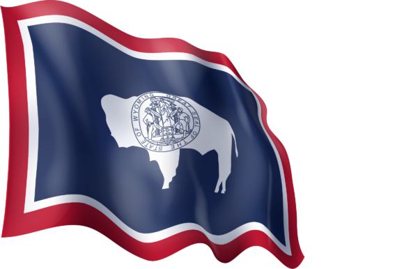 Wyoming Flag PNG Photo