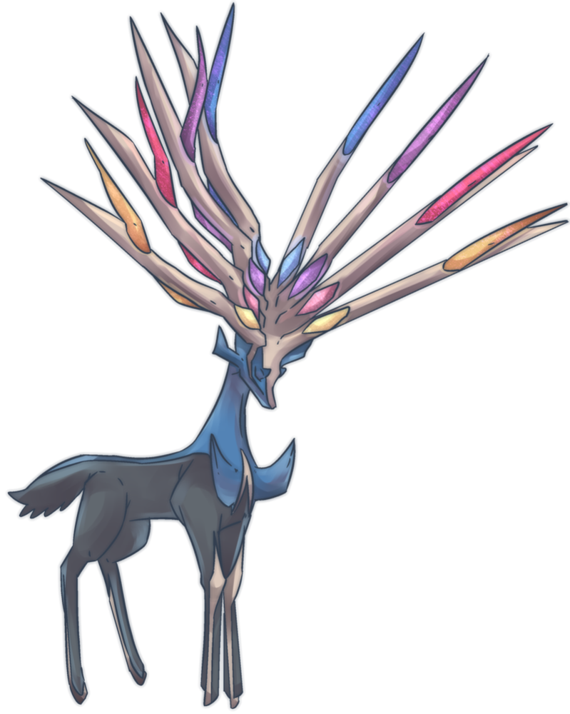 Xerneas Pokemon PNG Isolated File