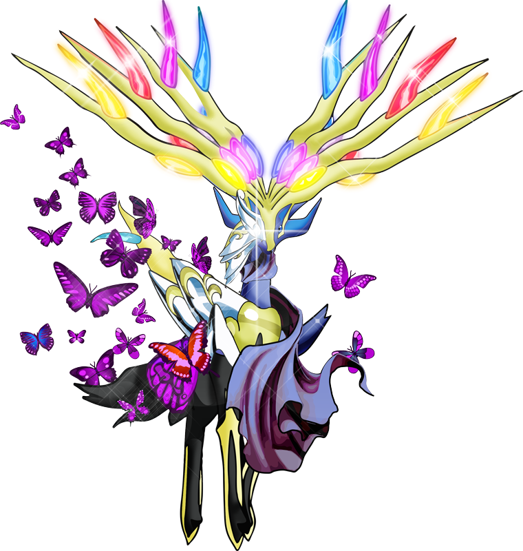 Xerneas Pokemon PNG Isolated Pic