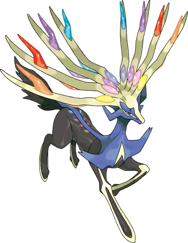 Xerneas Pokemon PNG Isolated Picture