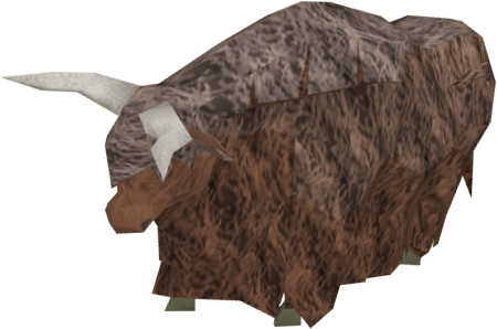 Yak PNG Isolated Photo