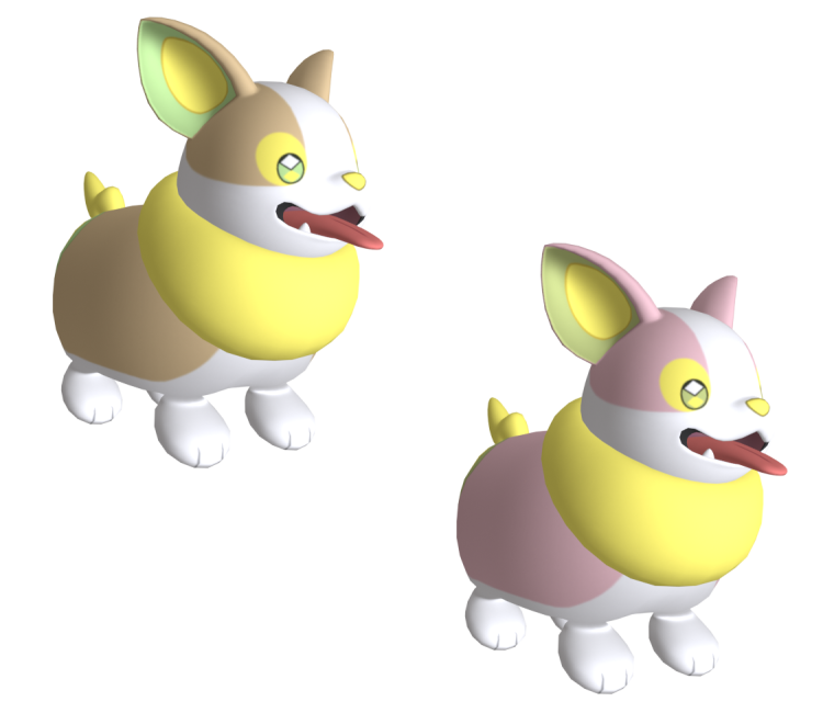 Yamper Pokemon PNG Isolated Picture