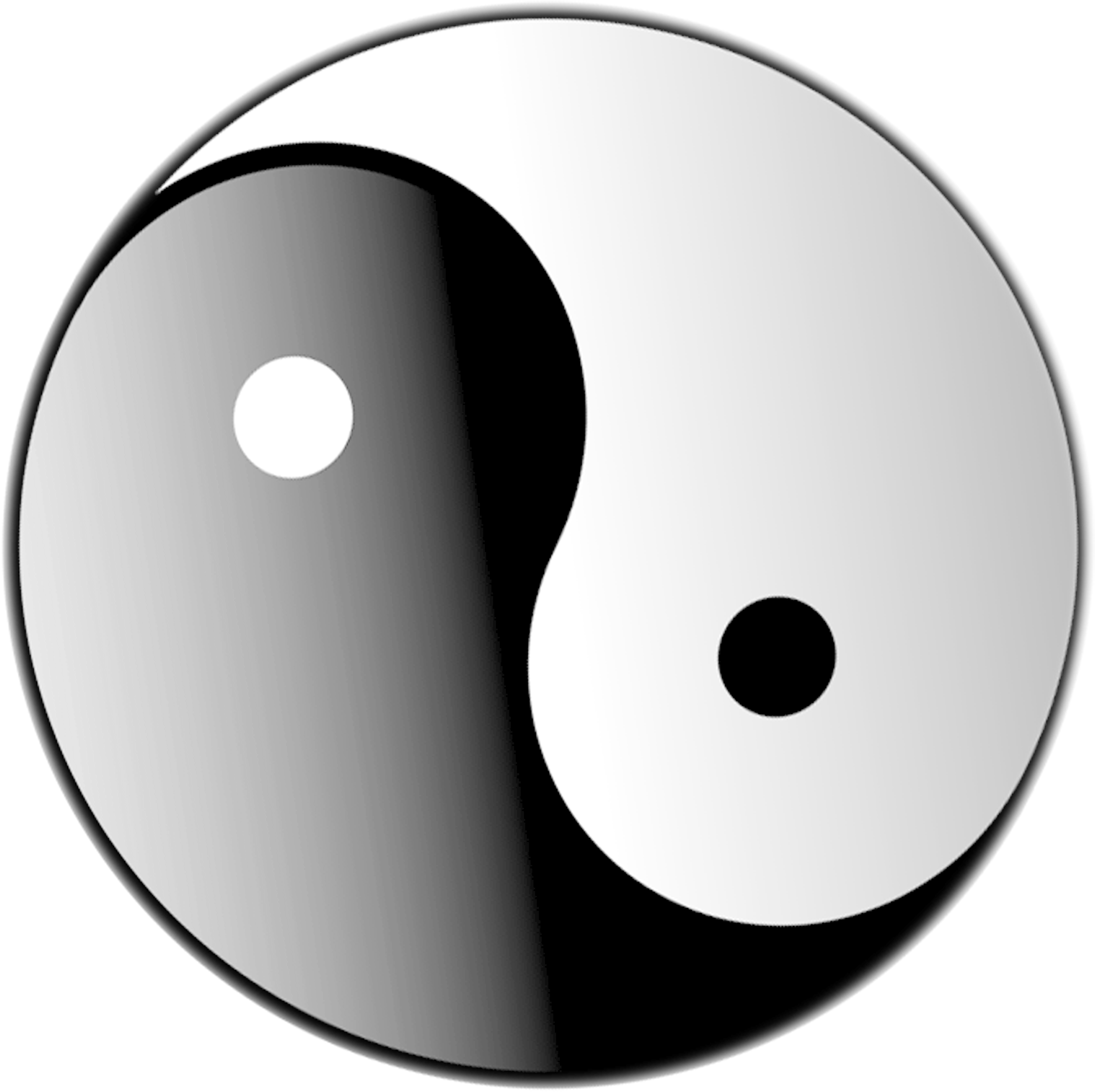 Yin and Yang PNG Isolated Clipart