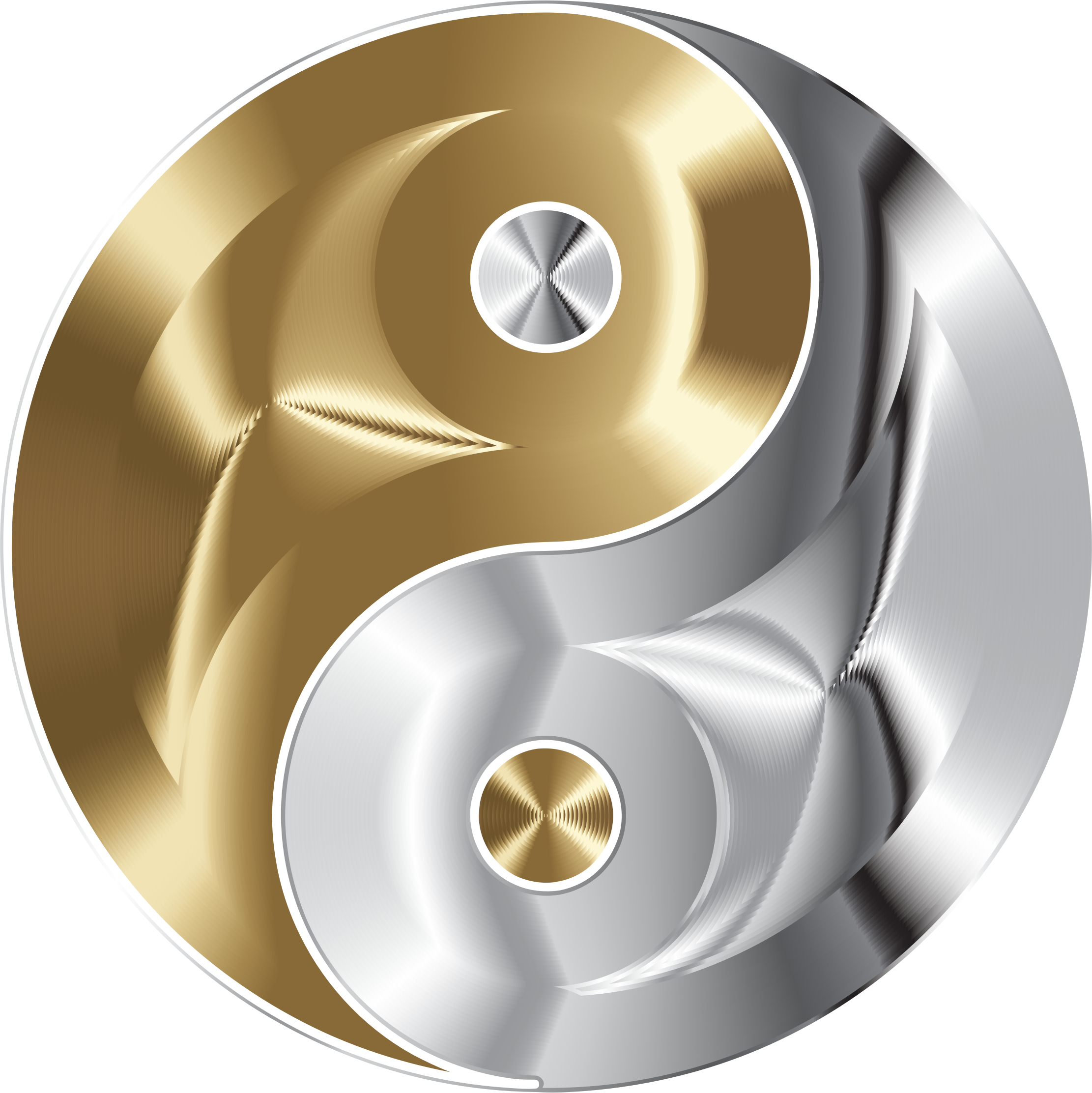 Yin and Yang PNG Isolated Image