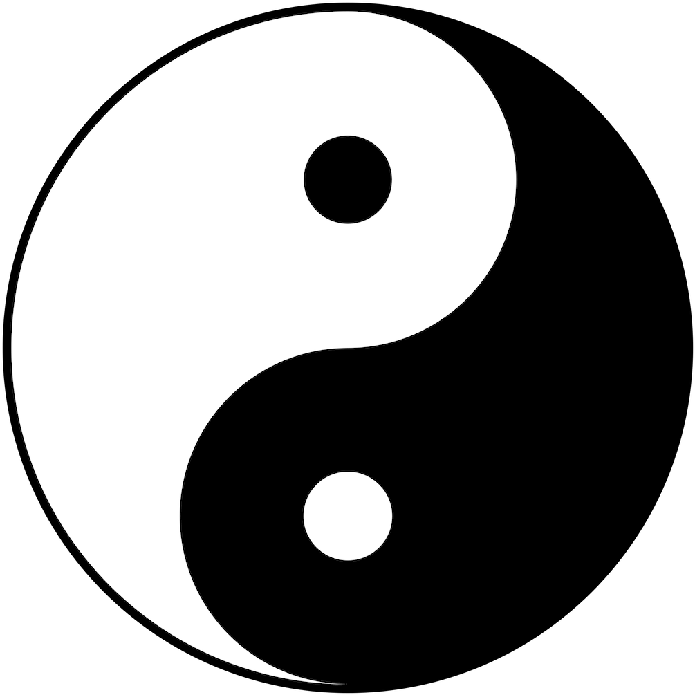 Yin and Yang PNG Isolated Pic