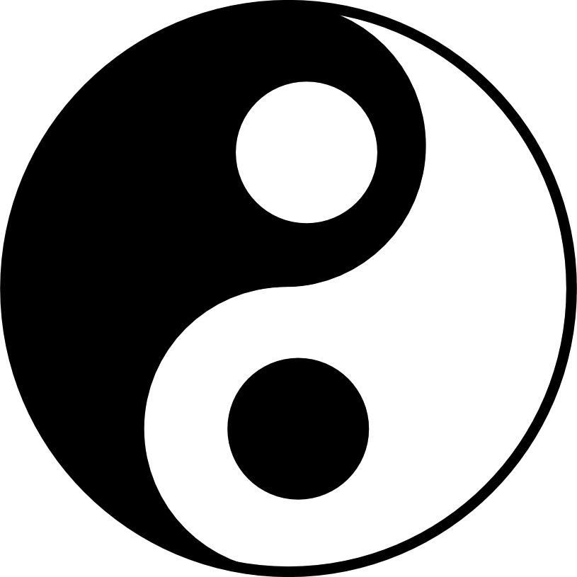 Yin and Yang Transparent Isolated PNG