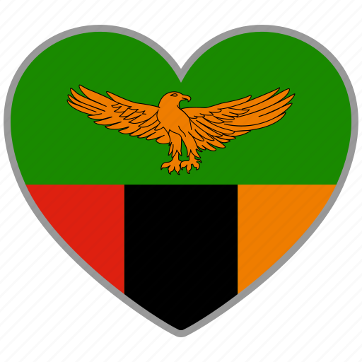 Zambia Flag PNG HD