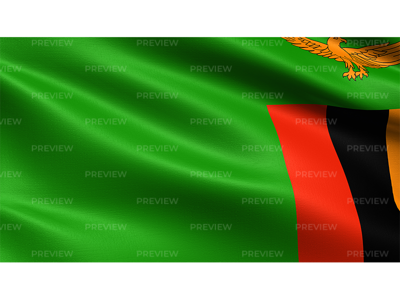 Zambia Flag PNG Isolated HD