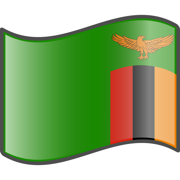 Zambia Flag PNG Isolated Image