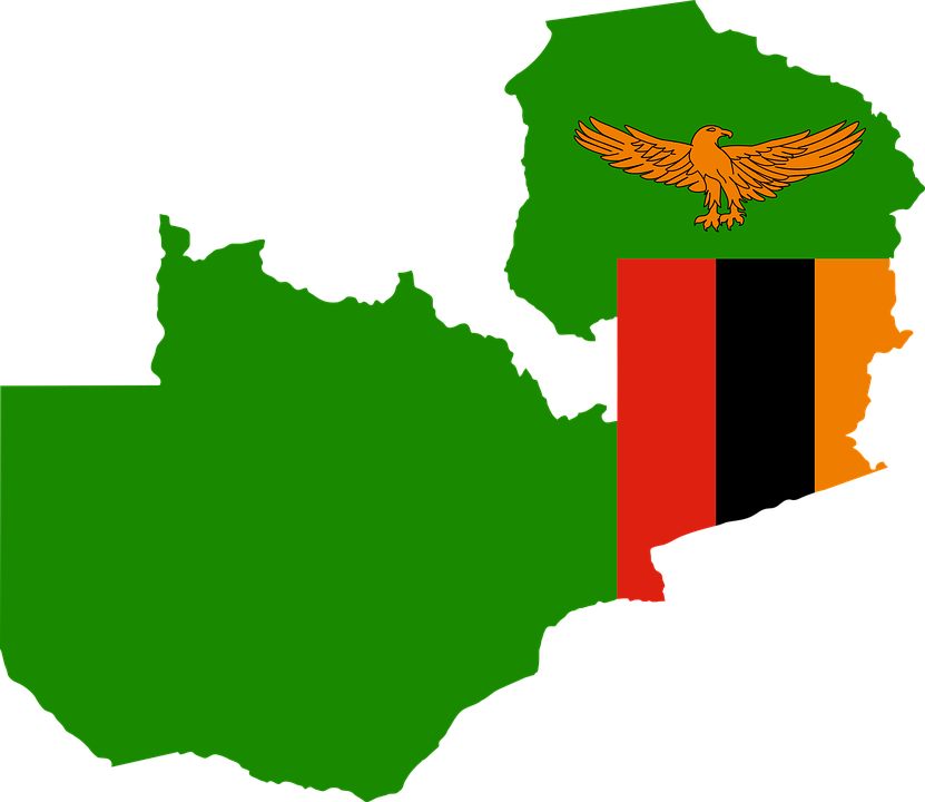 Zambia Flag PNG Isolated Photo