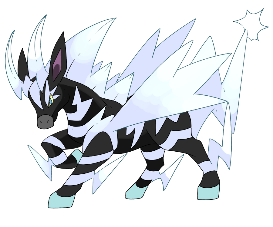 Zebstrika Pokemon Download PNG Isolated Image