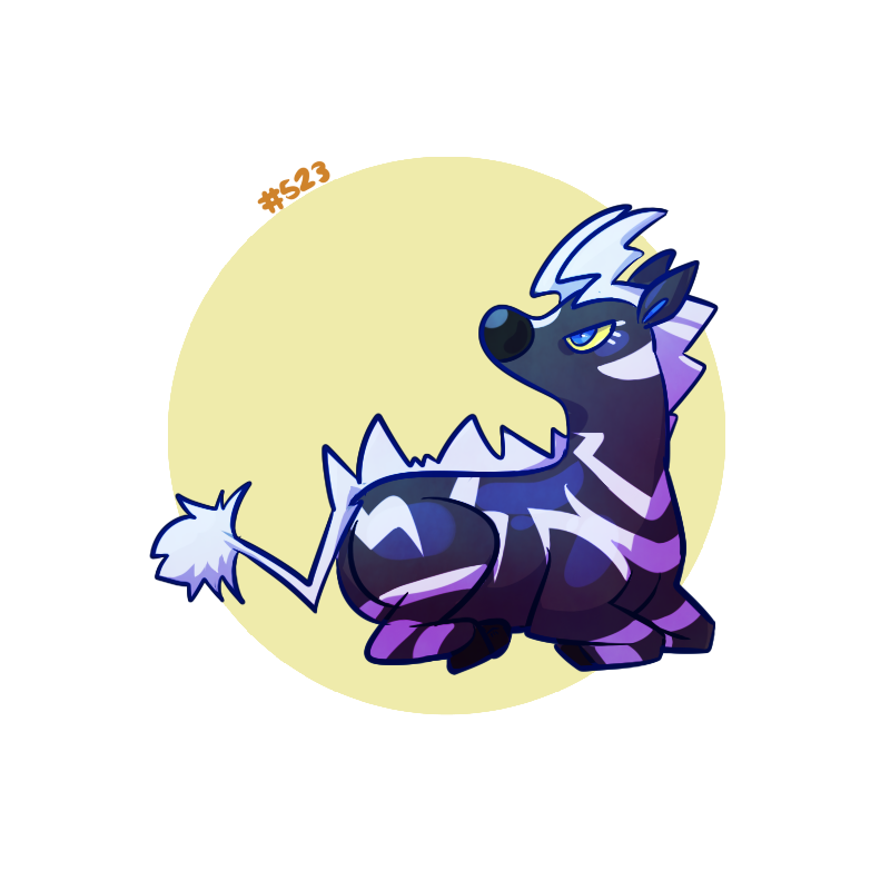 Zebstrika Pokemon PNG Isolated HD Pictures