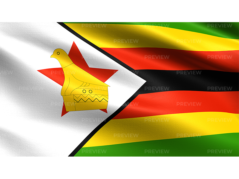Zimbabwe Flag PNG HD Isolated