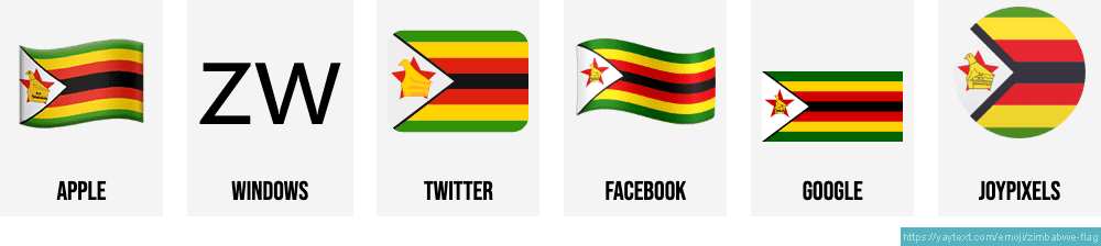 Zimbabwe Flag PNG Photos