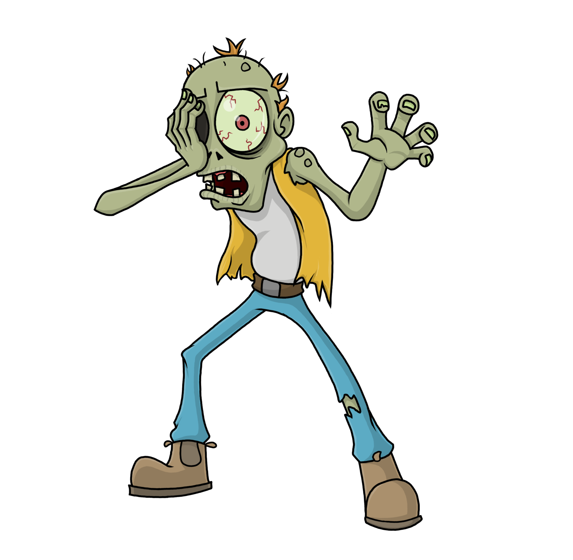 Zombie PNG Isolated Photo