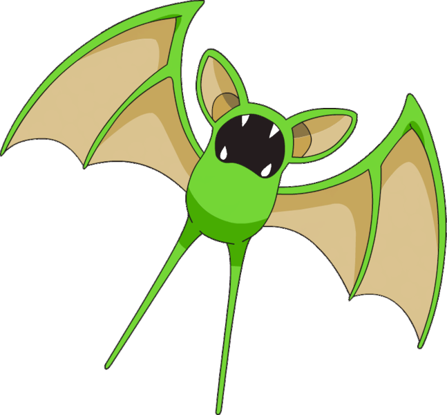 Zubat Pokemon PNG Isolated Picture
