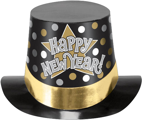 new year hat PNG Isolated Pic