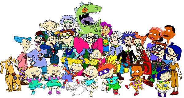 90s Cartoons PNG Isolated File