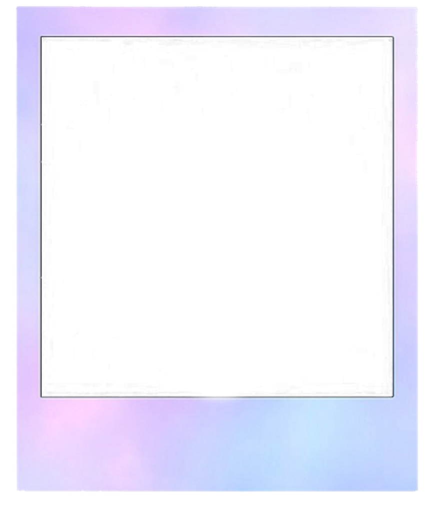 Aesthetic Polaroid Frame PNG Image