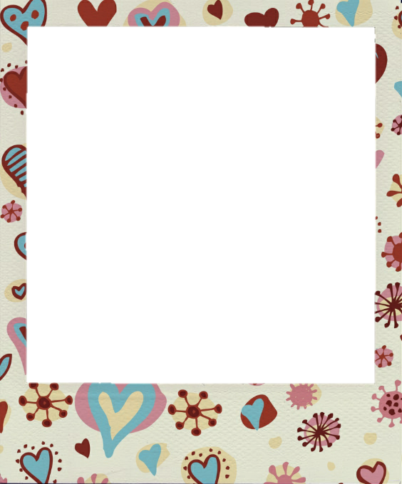 Aesthetic Polaroid Frame PNG Isolated Image