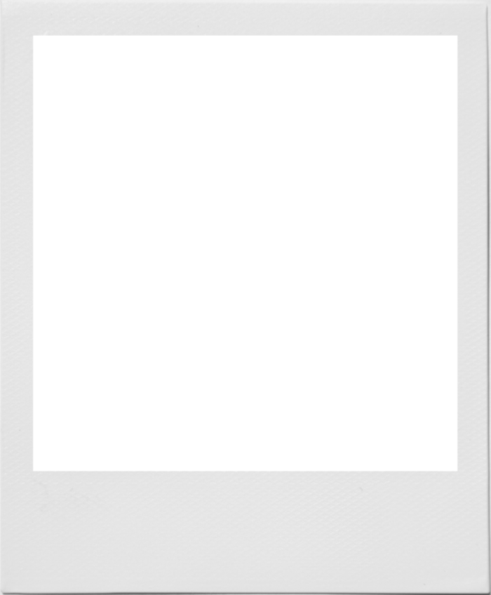 Aesthetic Polaroid Frame PNG Picture