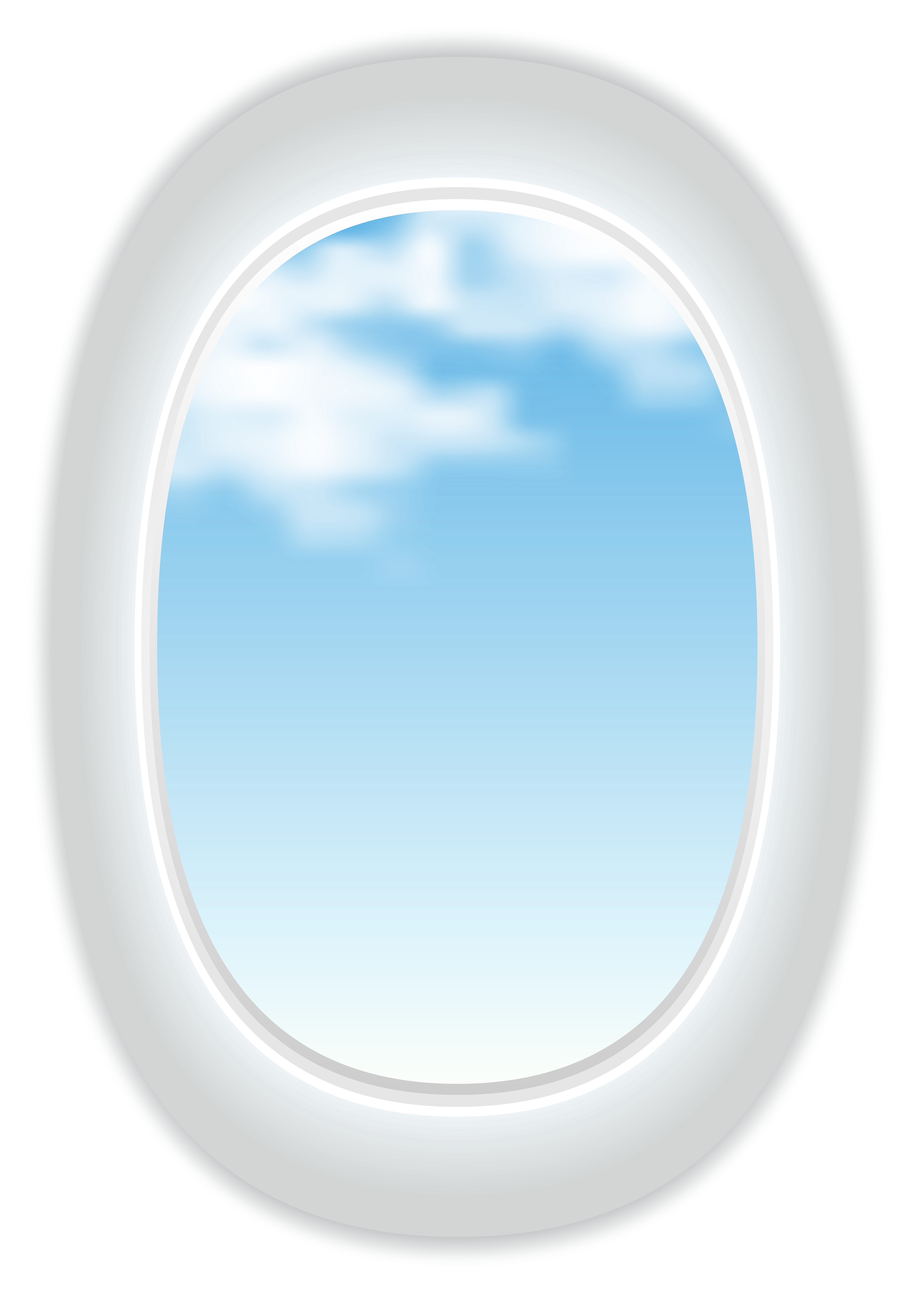 Airplane Window Frame PNG Clipart