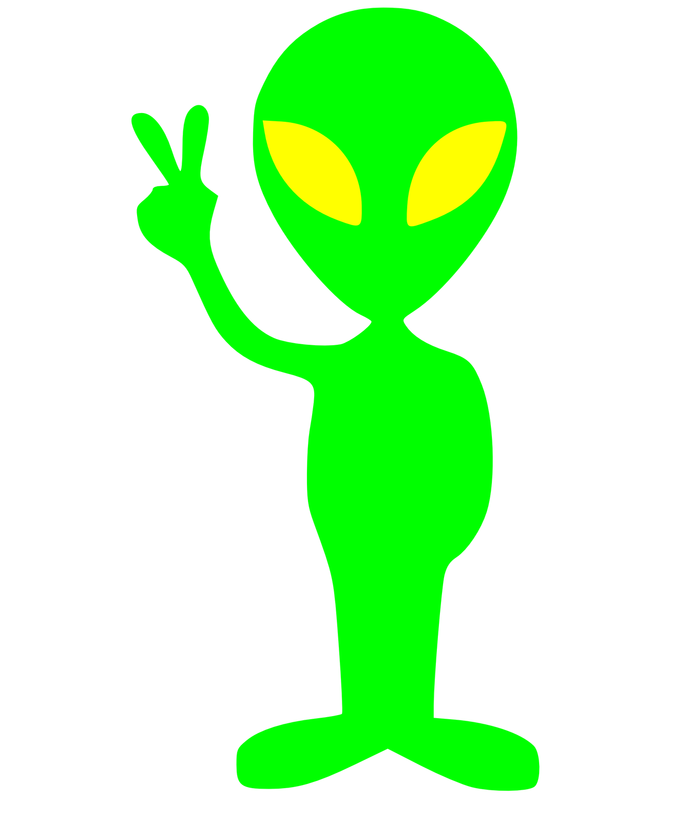 Alien Cartoon PNG Photo