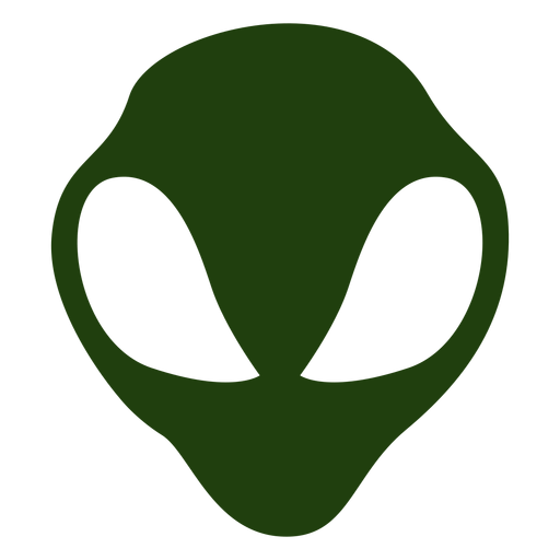 Alien Head Transparent PNG